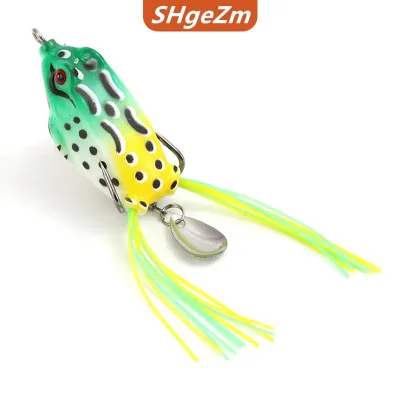 [COD] SHgeZm SPORTS 1 cái mồi nhử Ếch Mắt 3D 10g mồi ống mềm Mồi câu cá bằng nhựa có lưỡi câu