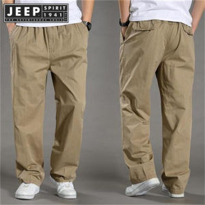 Jeep Spirit 1941 estd quần ống rộng nhiều túi Quần túi hộp cỡ lỡn ống suông giản dị Quần Nam ngoài trời thường ngày vừa rộng quần thể thao