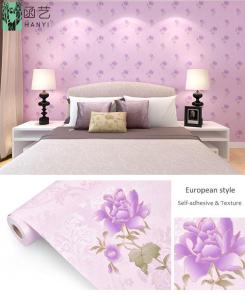 Wallpaper Sticker Dinding Kilap Ungu