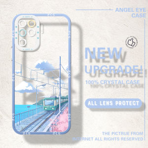 CellPhone Case Casing OPPO A95 A94  Reno 5F Case Cartoon Crystal View Phone Case Silicone Soft Case Back Cover