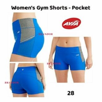 AVSH28 Biker Shorts Pocket Celana Pendek Olahraga Wanita by