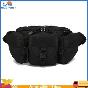 【Hospor】การตกปลาอเนกประสงค์เอวถุงกันน้ำกีฬากลางแจ้งเอวแพ็คความจุขนาดใหญ่สำหรับการตั้งแคมป์เดินป่า