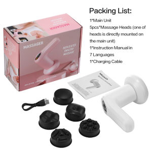 Body Slimmings Sculpting Massager Fat Burner Abdominal Cellulite Massager Machine Electric Massager Neck Shoulder with 5 Massage Heads for Muscle Soothing Portable Vibratings Weight Loss Machine