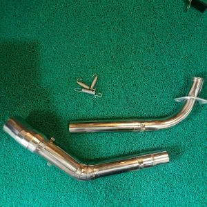 Fullsystem Akrapovic 370mm w/silencer--Aerox v2 stainless elbow