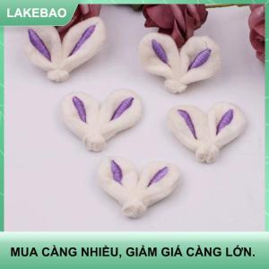 【LAKEBAO】 10 cái lốc Tự Làm Handmade Sang Trọng Thêu Tai Độn Bản Vá Lỗi Appliques Cho Quần Áo May Nguồn Cung Cấp Tự Làm Tóc Trang Trí