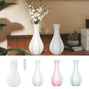 Home Decors Silicone Vase Molds Simple Shape Flowerpot Moulds Silicone Texture Suitable for Planter and Creation