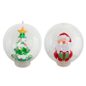 12pc Holiday Party Blimps Christmas Tree Deck Inside Celebration Incidents Safe PVC Substance Quick Inflation Guide