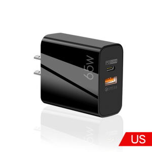 ECILY สายซุปเปอร์ชาร์จเจอร์ USB ชนิด C QC3.0 65W PD ที่ชาร์จเร็วสำหรับ Samsung I-Phone 14 13 12 11 Xiaomi Huawei ชาร์จไฟด่วนสากล