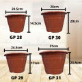 GNC Gafri Plastic Flower Pot Pasu Plastik Besar Gafri Flower Pot Plastic Pot For Plant Pasu Bunga Hiasan Murah 花盆塑料. 