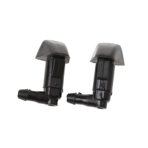 2Pcs Auto Front Windshield Glass Wiper Nozzle Plastic for Valve for Windscreen Adapter for 2003-2007