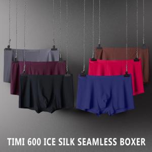 Timi 600 Mens ice silk seamless boxer brief underwear for men