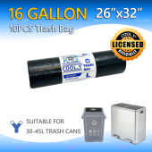 COOL.Y Garbage Bag Makapal Black Trash Bag Biodegradable Trash Bag S/M/L/XL/XXL Fit for Trash Can 5-40 Gallons