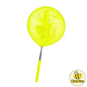 MaxPlus Children Butterfly Catch Net Stainless Steel Telescopic Fishing Net Colorful Nets