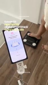 HODEKT Electronic Weight Scale Digital Weighing Scale Large LED HD Display Tempered Glass
