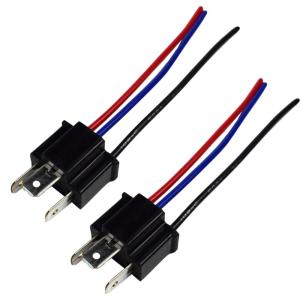 9003 H4 Đui bóng đèn kết nối bộ chuyển đổi đực cho đèn pha ô tô đèn sương mù thay thế vật liệu bền