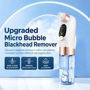 UNDATA Face Deep Cleaning Blackhead Remover WaterCycle USB Rechargeable Pore Vacuum Cleaner Electric Blackhead Suction Tool Face Beauty Care