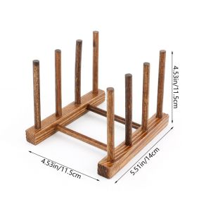 ZYJC Beautiful Multifunction Practical Drying Kitchen Organizer Cups Shelf Book Display Stand Dish Drain Rack Pot Lid Holder