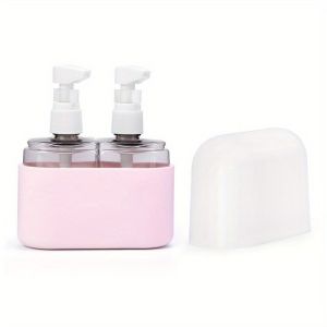 NO4 PANDA Leak Proof Travel Refillable Bottles Set Reusable 2/3/4 in 1 Liquid Dispenser Bottle Easy To Clean Lightweight Pump Lotion Bottles Shampoo