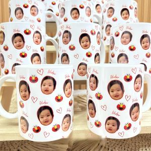 Personalized Mugs Face cut design birthday souvenirs and giveaways