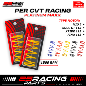 PERCVT RACING 1500RPM- PLATINUM MAXX- MIO J- SOUL GT 115- XRIDE 115- 54P- PNP