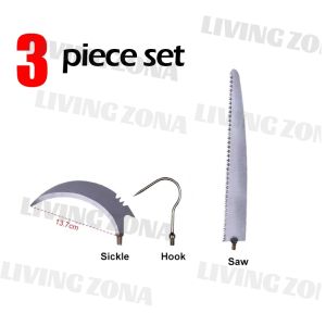 [Garansi Toko 1 Tahun] 6M Buah Picker Set 6m Orchard Berkebun Peach Apple Pohon Tinggi Alat Pemetik Buah / metal fruit picker Tongkat Panjang Untuk Petik Buah THS
