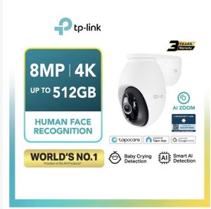 TP-Link Tapo C260 Pan/Tilt AI Home Security Wi-Fi Camera 4K 8MP AI detection