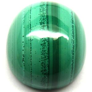 Natural Malachite : 38.55 Carat 18.7 x 17.0 x 11.5 mm