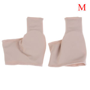 【Clementty】 2Pcs Hallux valgus straightener fabric gel toe bunion pad protector