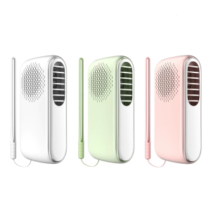 Small Bladeless Desk Fan Cooling Device Air Circulation Machine Perfect for Outdoor Camping Indoor Use ABS Construction