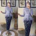 Kebaya modern wanita elegant/Kebaya wisuda modern cantik/setelan kebaya aurora tile rok plisket/Kebaya graduation. 