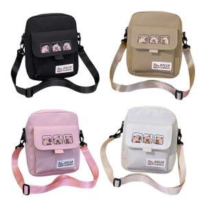 Fashionable Capybara Character Shoulder Bag Soft Polyester Childrens Crossbody Bags Travel Purse for Everyday Use