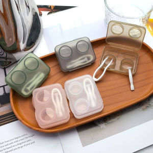 Compact and Practical Pair of Contact Lens Boxes for Ins Style Clear and Convenient Storage Solution