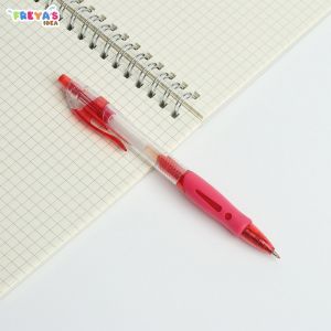 FR-A105 Pulpen Gel Cetekan Ink 0.5mm / Pulpen Mekanik Standar Tinta Cair / Bolpoint Pen Polos