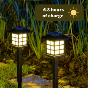 Lampu Taman Tenaga Surya Outdoor Otomatis Nyala Malam Hemat Energi / Solar Garden Light Japanese Style