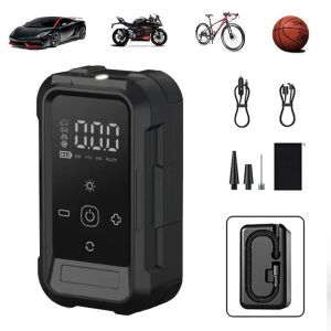 【SPOETRY】3900mAh Wireless Electric Air Pump Car Tyre Inflator Compressor Pump Rechargeable For Motorcycle Car Bicycle Truck Basketball