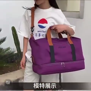 Waterproof Travel Luggage Bag Large Weekender Overnight Bag Men Women Gym Sports Duffel Bag Heavy Duty Foldable Clothing Bag