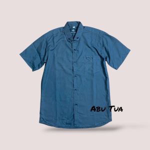 Kemeja Anak Laki Laki Lengan Pendek Polos Premium size 1-14 tahun Baju Bagus