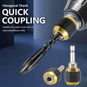 Adaptor Adapter Chuck Mata Bor Quick Change Release Sambungan Extension Drill Bit Bor Impact Tanpa Kunci