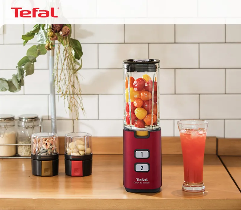 Tefal BL142G Click Taste Mini Blender Glass (600ml) Jar with