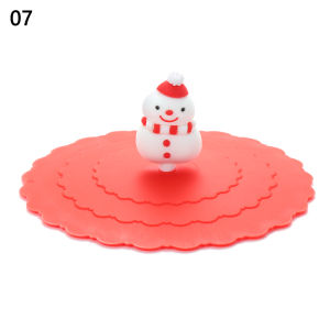 INVADER Seal Tea Coffee Lids Reusable Suction Cup Cover Dustproof Leakproof Silicone Cup Cover