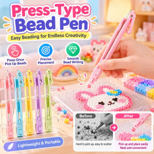 Bead Placement Pen Shuttle Bead Picker Tool DIY Craft Accessory Kids Adults Crafting Art Projects Tool Handmade Crafts