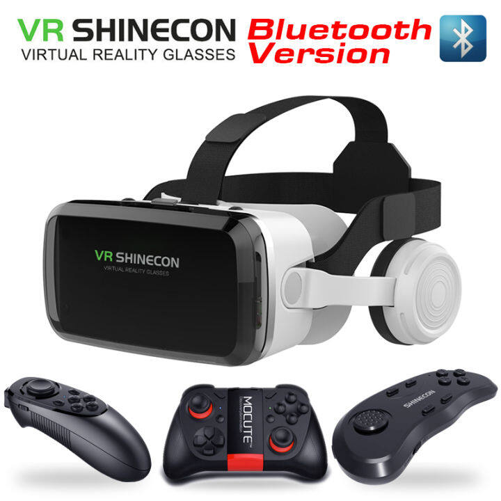 VR Shinecon G04BS New Wireless Bluetooth Headset Version Virtual ...