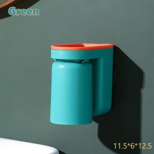 [Loveme258]Toothbrush Holder Set/Toothpaste Dispenser/Wall Mount/Water cup牙刷杯套装
