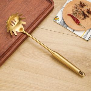FOUNDTWO Nonstick Stainless Steel Cookware Rice Spoon Strainer Spoon Tableware Cooking Tools Soup Ladle Fried Shovel Turners Spatula