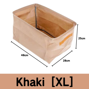 Underwear Storage Drawer Khaki/Grey Fabric Art Clothing Storage Box Separation Dividers Wardrobe Clothes Thickened