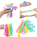 19CM TPR Sensory Stretch Fidget Toys Pop it Fidget Indoor Fitness Tools Simple Dimple Functions Like ThisToy Monkey unicorn Noodles Stress Toy. 