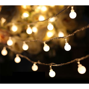Lampu Hias Dekor Cherry Ball Fairy 5M Warm White