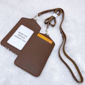 NAME TAG KULIT / ID CARD HOLDER KULIT / ID CARD / GANTUNGAN NAMA RN13