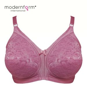 Modernform (M029) Soft Padded Non Wired Full Coverage Lace Design Bra Cup C and D Cup