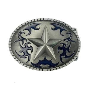 Replacement Belt Buckle Retro Star Metal Leather Craft Belt Buckle Photo Props Punk Belt Buckles for Men Women